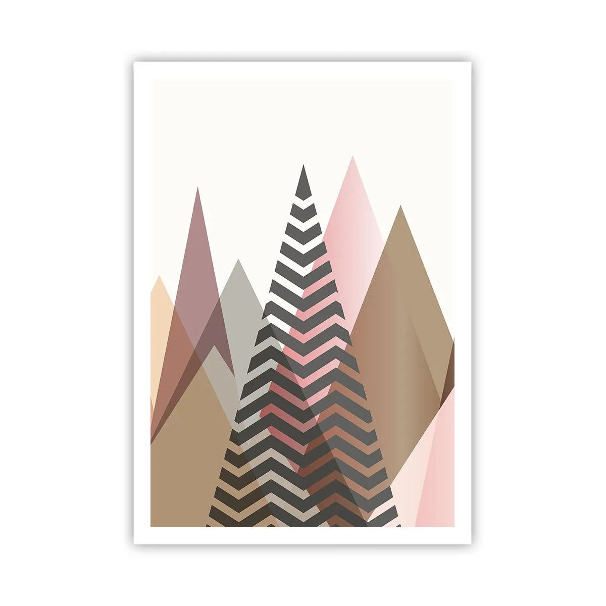 Plakat - Pyramide udsigt - 70x100 cm