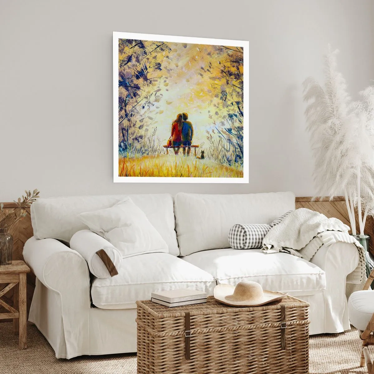Plakat - Et magisk øjeblik - 50x50 cm