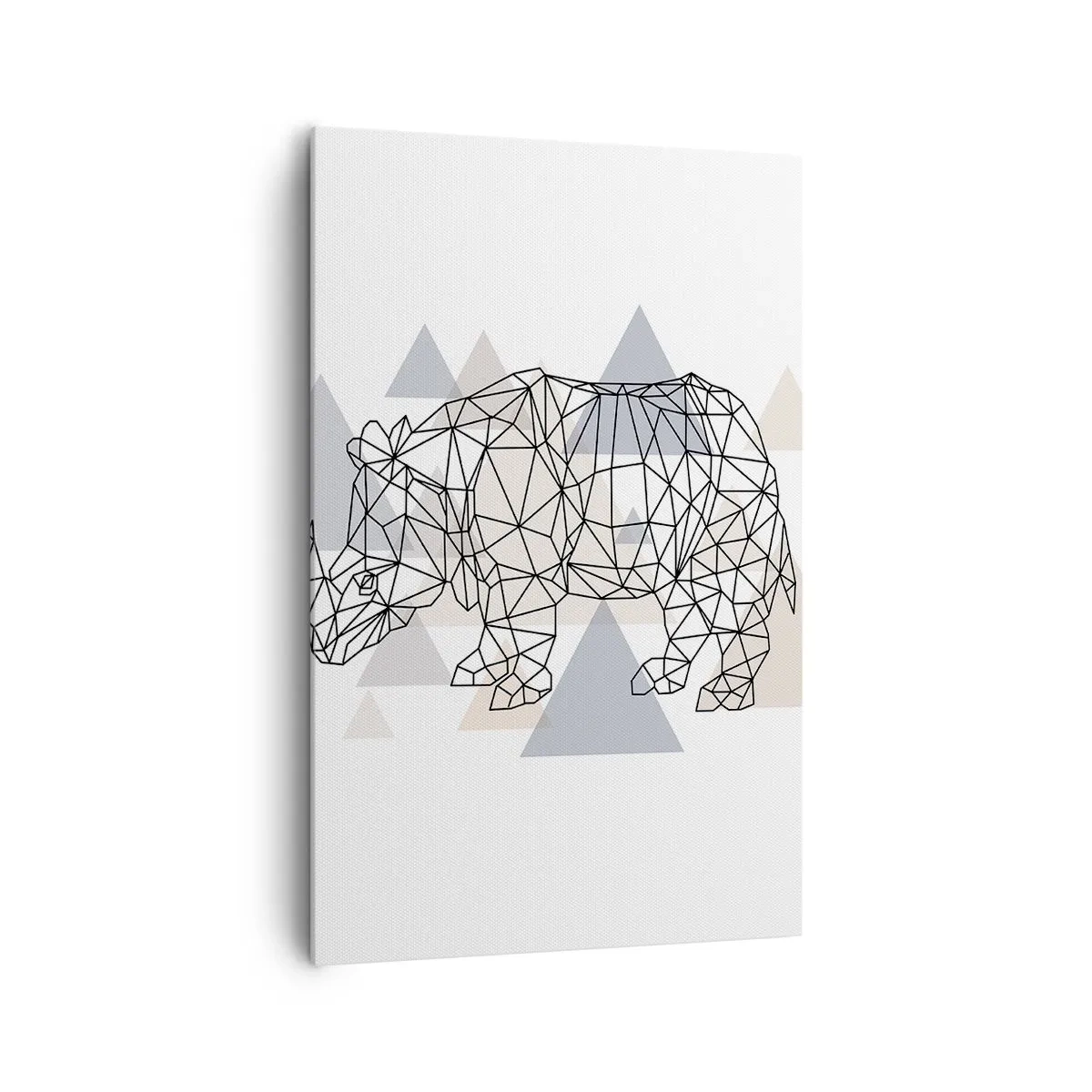 Lærredstryk - Billede på lærred - Kraftstruktur - 80x120 cm