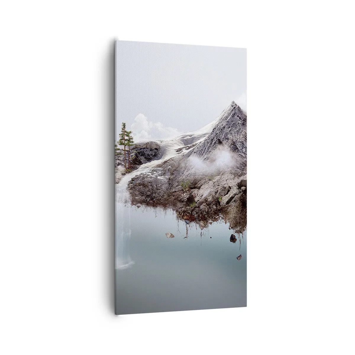 Lærredstryk - Billede på lærred - Set gennem en surrealists øjne - 65x120 cm