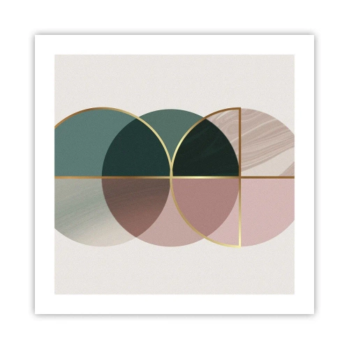 Plakat - Hjul for hjul… - 50x50 cm