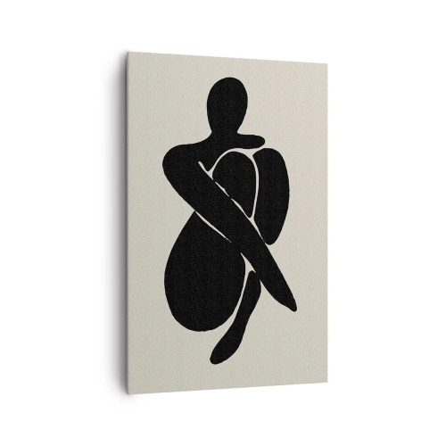 Lærredstryk - Billede på lærred - I din egen favn - 80x120 cm