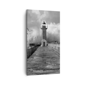 Lærredstryk - Billede på lærred - Frygtløs  - 45x80 cm