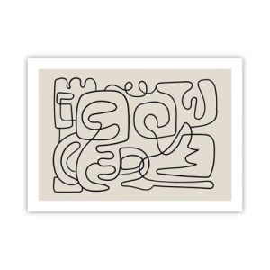 Plakat - På sporet - 70x50 cm