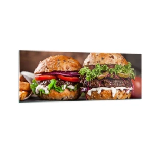 Billede på glas - American dream - 140x50 cm