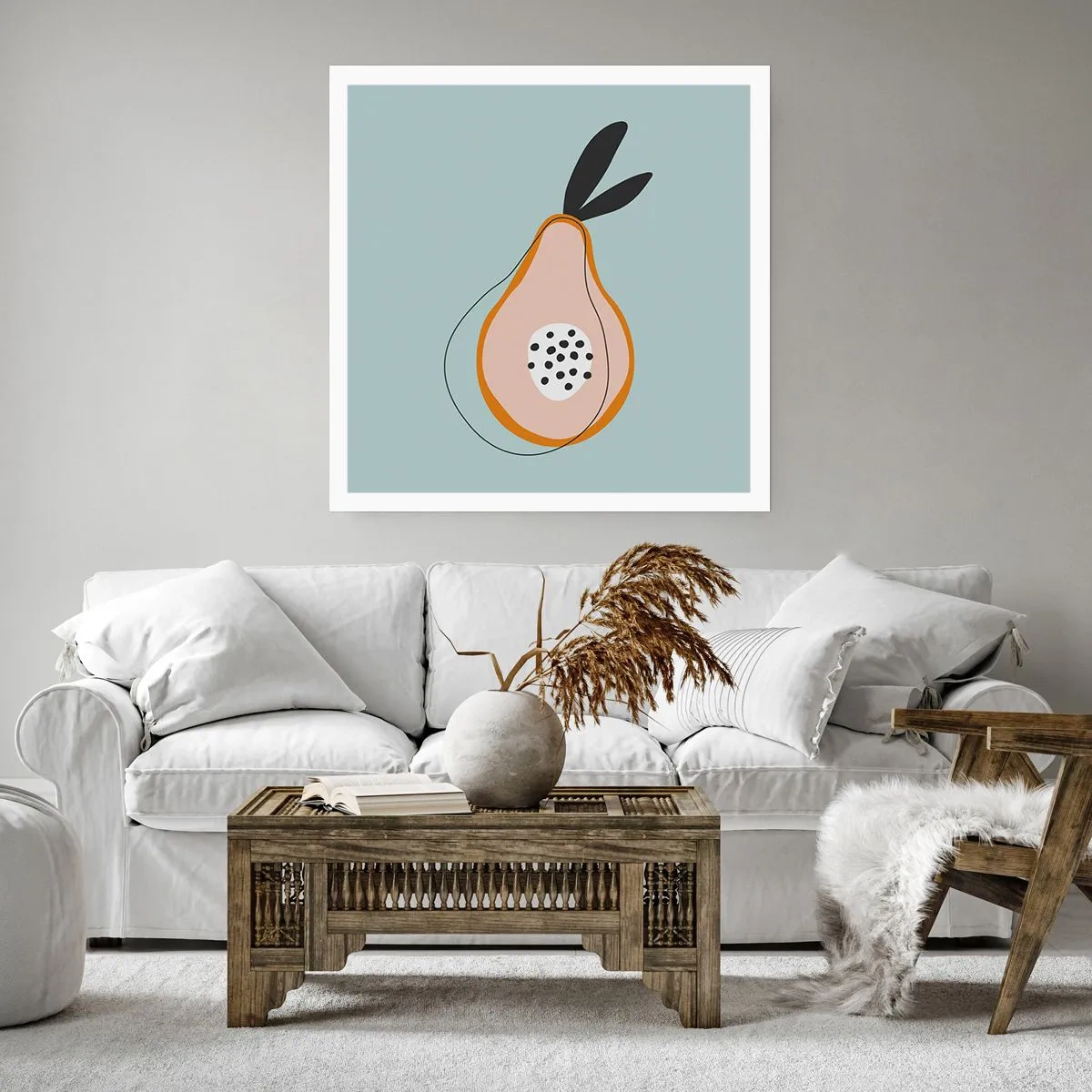 Plakat - Trænge ind i tingenes natur - 30x30 cm