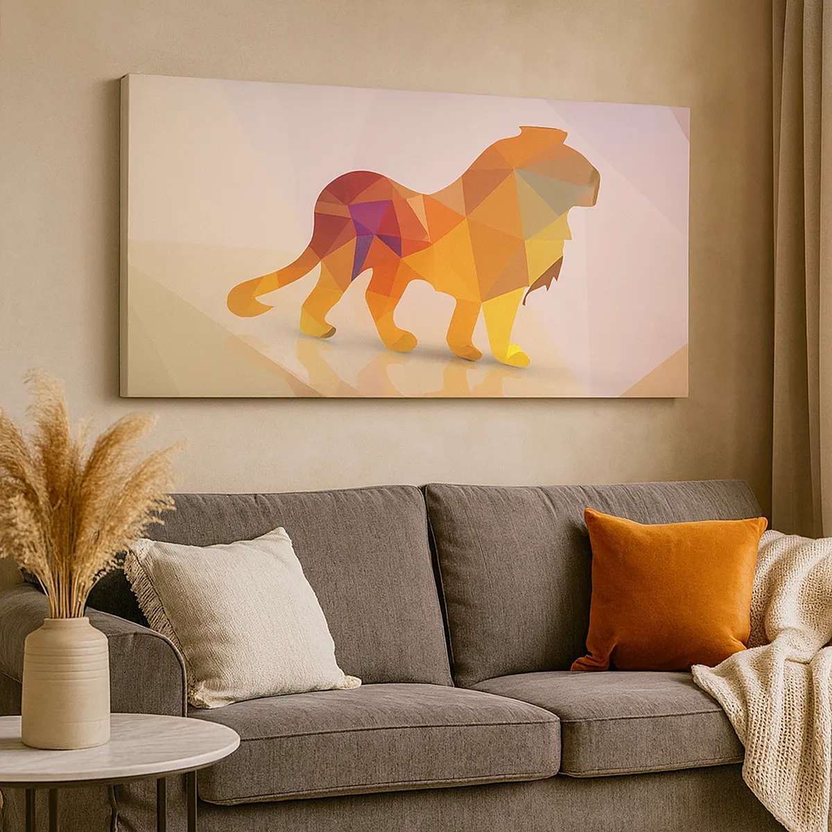 Lærredstryk - Billede på lærred - Diamantkongen - 30x30 cm