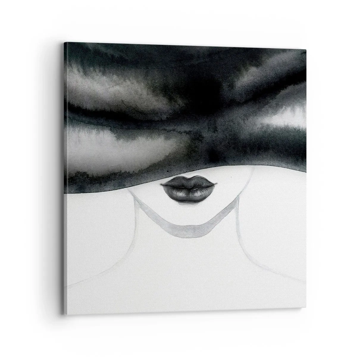 Lærredstryk - Billede på lærred - Et sensuelt mysterium - 70x70 cm