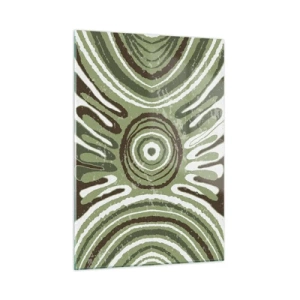 Billede på glas - Eksplosion af følelser - 50x70 cm