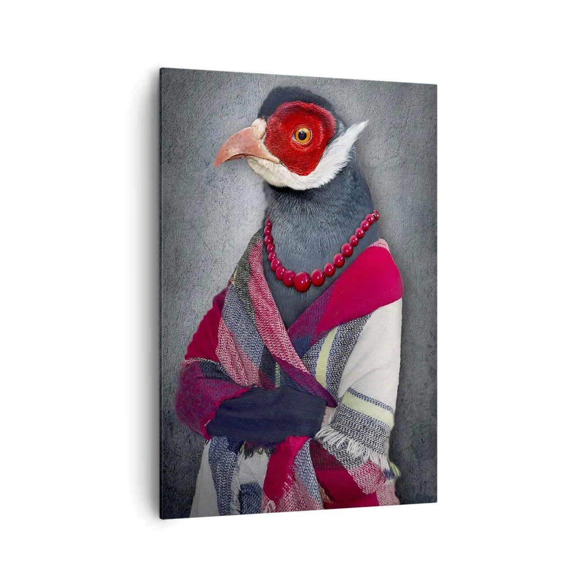 Lærredstryk - Billede på lærred - Hvad laver jeg her?! - 70x100 cm