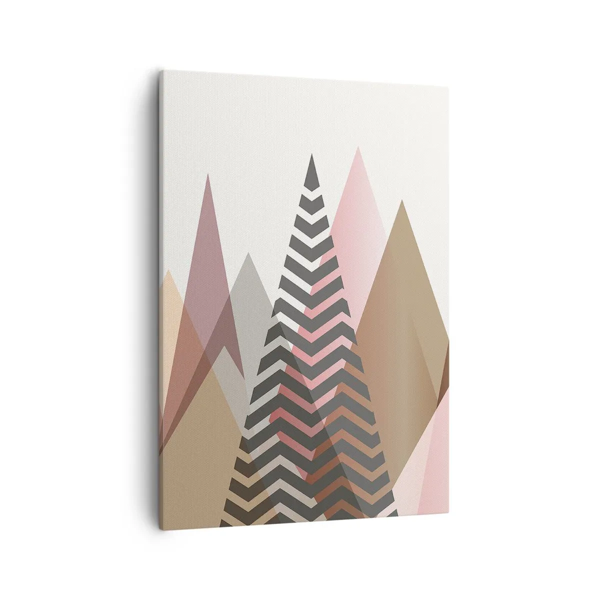 Lærredstryk - Billede på lærred - Pyramide udsigt - 50x70 cm