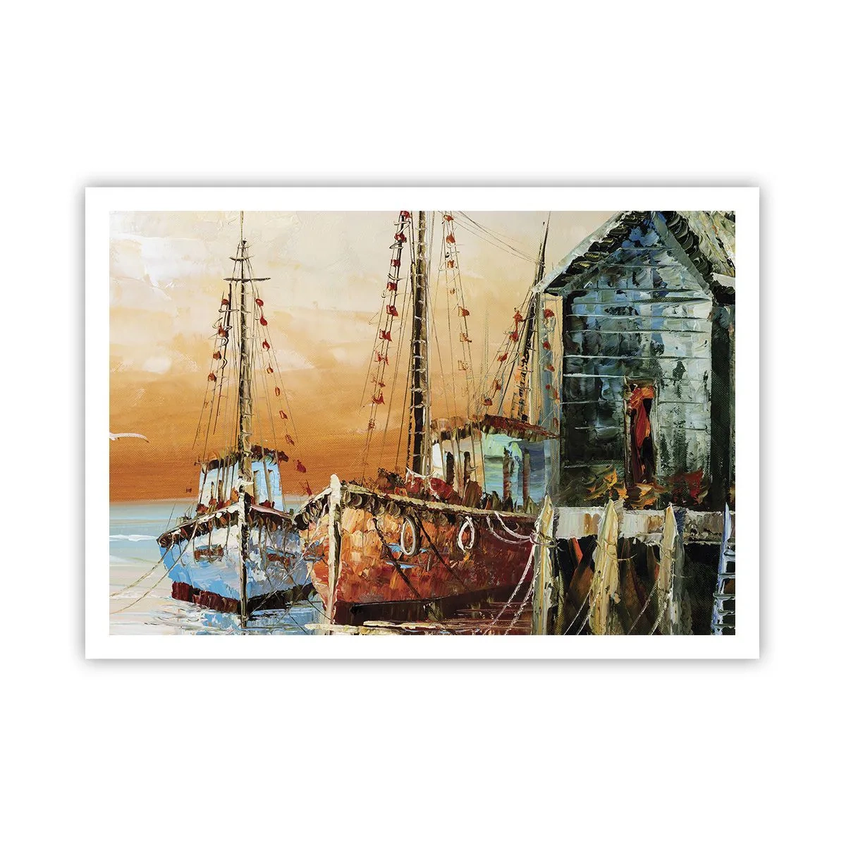 Plakat - Fredelig tilbagevenden - 100x70 cm