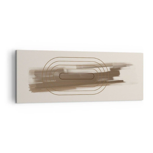 Lærredstryk - Billede på lærred - Et pust af gråvejr - 140x50 cm