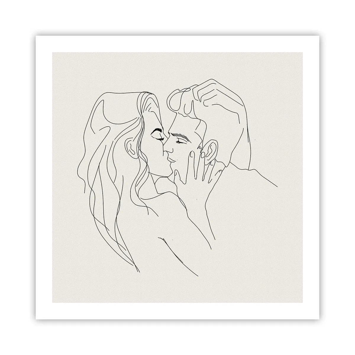 Plakat - Forviklet i følelser - 60x60 cm