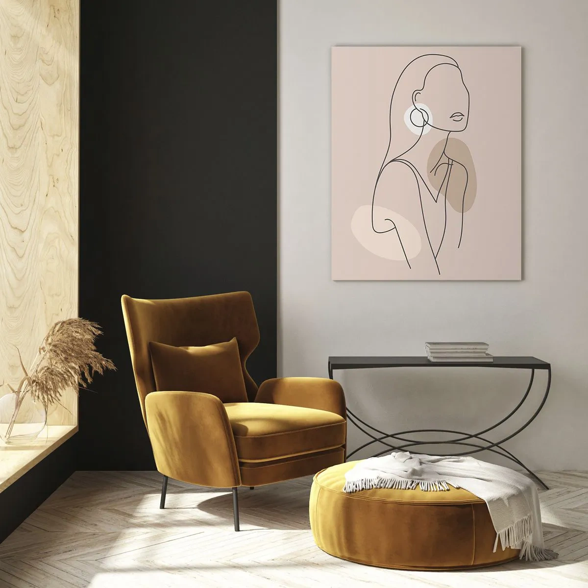 Billede på glas - Et ikon for pigelivet - 50x70 cm