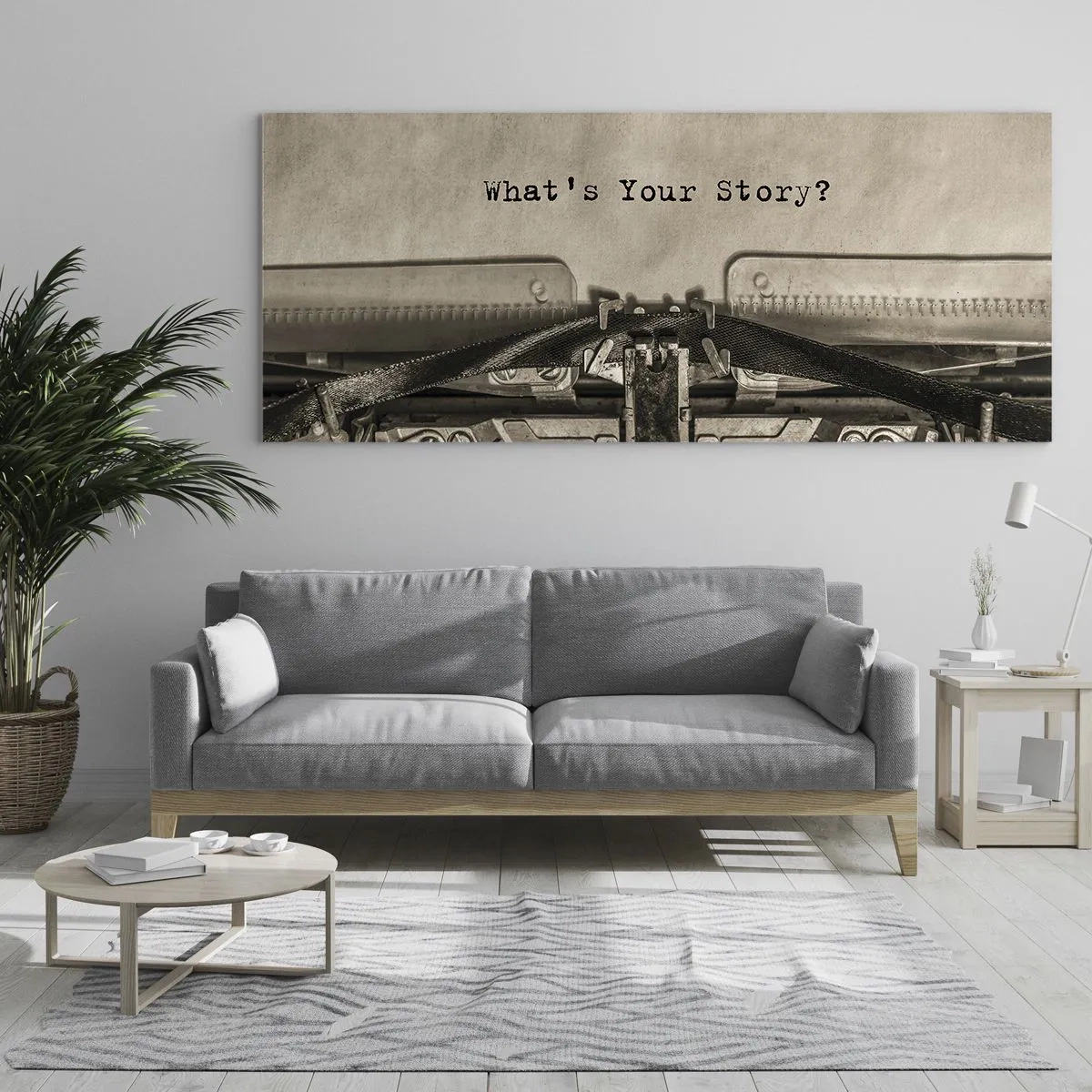 Billede på glas - Fortæl mig - 90x30 cm