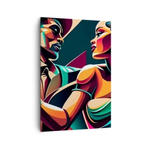 Lærredstryk - Billede på lærred - I hjertets rytme - 70x100 cm