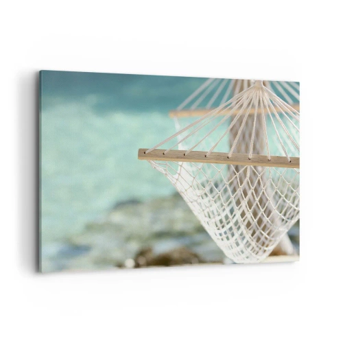 Lærredstryk - Billede på lærred - Tid til afslapning - 100x70 cm