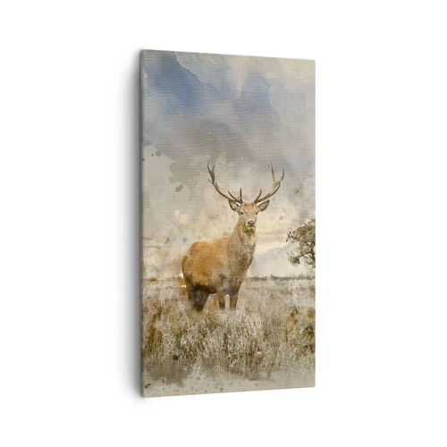 Lærredstryk - Billede på lærred - Værdighed - styrke - værdighed - 45x80 cm