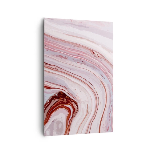 Lærredstryk - Billede på lærred - Lige frem og derefter til højre ned - 80x120 cm