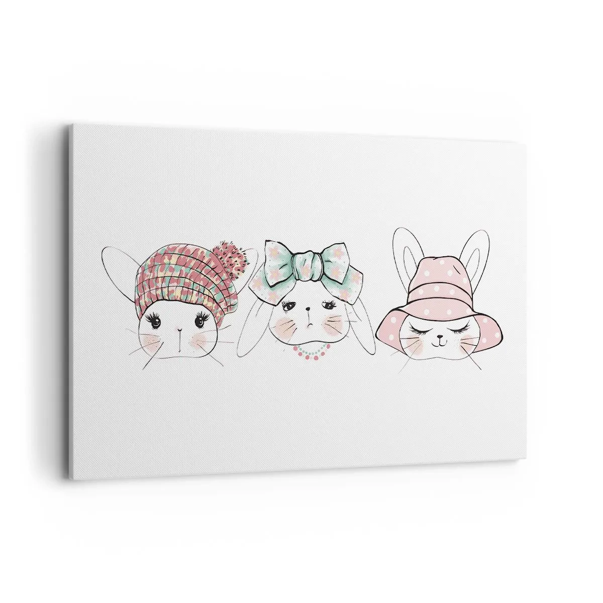 Lærredstryk - Billede på lærred - Eftertænksom, trist, glad - 120x80 cm