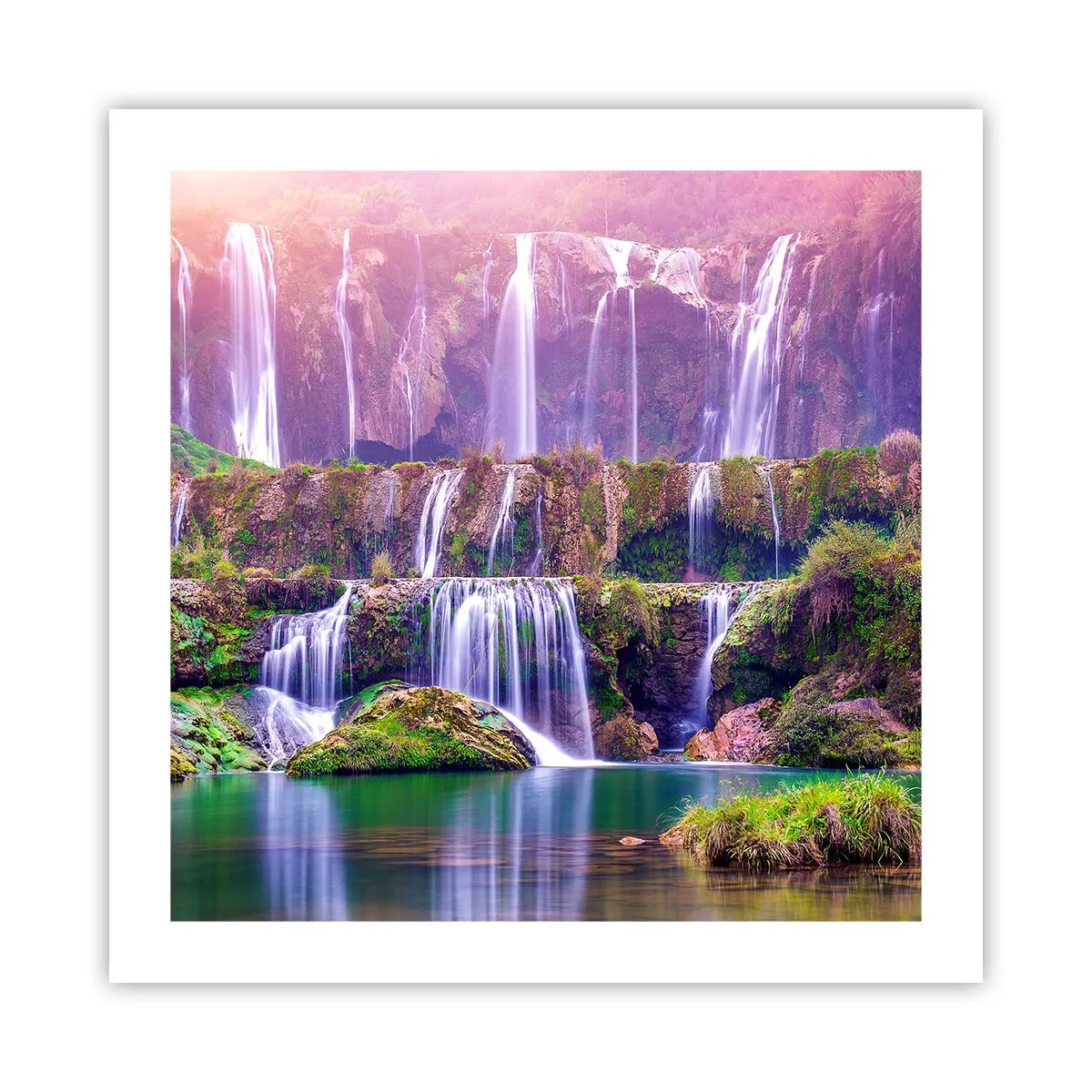 Plakat - Trappe til himlen - 50x50 cm