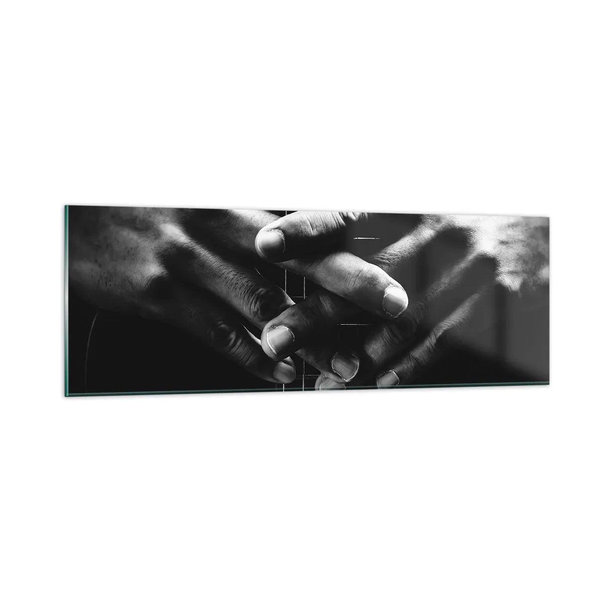 Billede på glas - Kunstnerens bøn - 90x30 cm