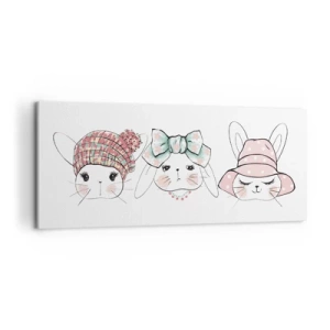 Lærredstryk - Billede på lærred - Eftertænksom, trist, glad - 120x50 cm