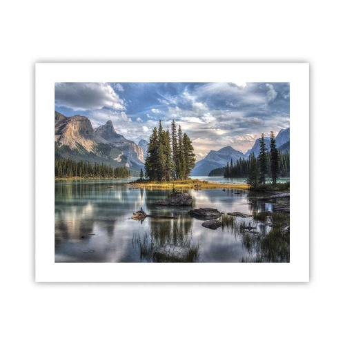Plakat - Over store og klare vande… - 50x40 cm