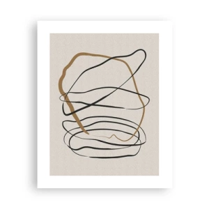 Plakat - Komposition - dans i besiddelse - 40x50 cm
