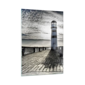 Billede på glas - Søfolk, jeg ser frem til at se jer - 50x70 cm