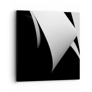 Lærredstryk - Billede på lærred - Lysflader fra skyggernes dybder - 40x40 cm