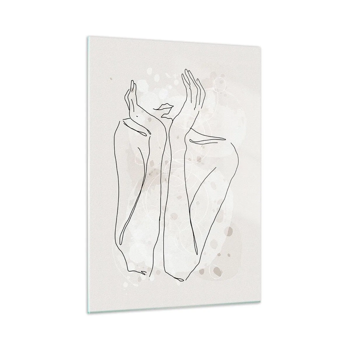 Billede på glas - En drømmende stund - 50x70 cm