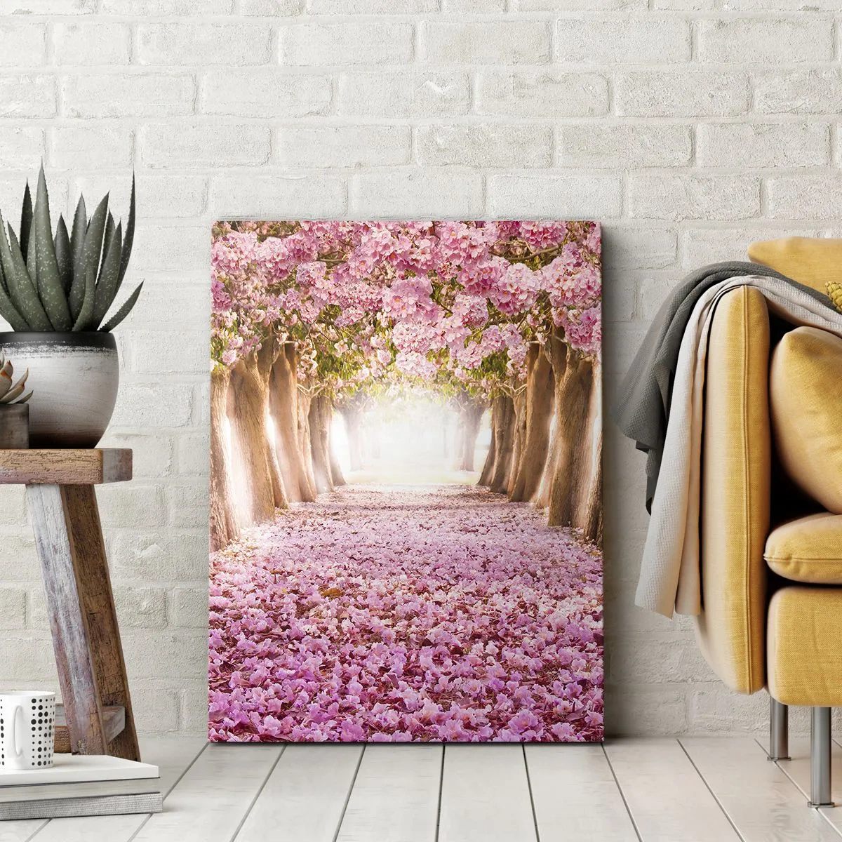 Lærredstryk - Billede på lærred - Vejen til paradis - 50x70 cm