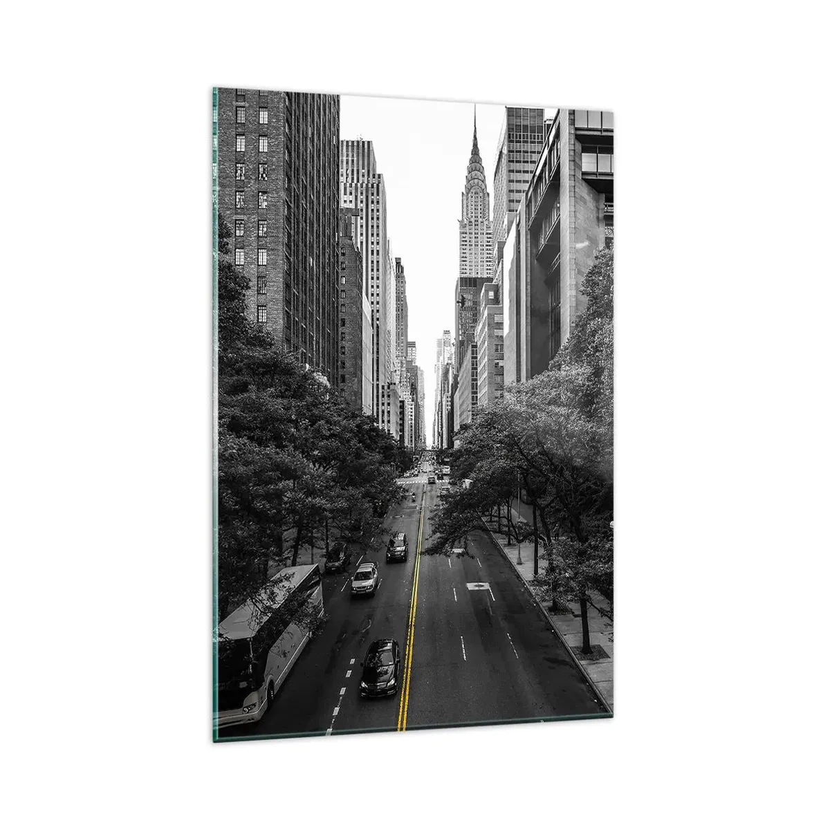 Billede på glas - New York morgen - 80x120 cm