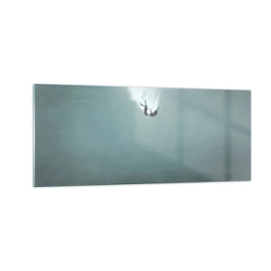 Billede på glas - I havets favntag - 100x40 cm