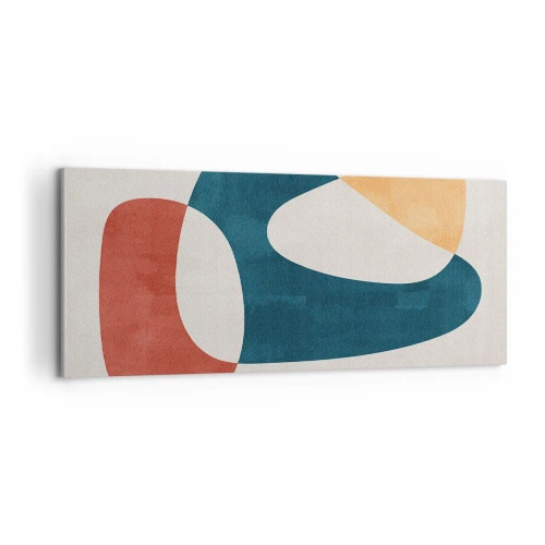 Lærredstryk - Billede på lærred - Påvirkninger og metamorfoser - 100x40 cm