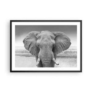 Plakat i sort ramme - Velkommen til min verden - 70x50 cm