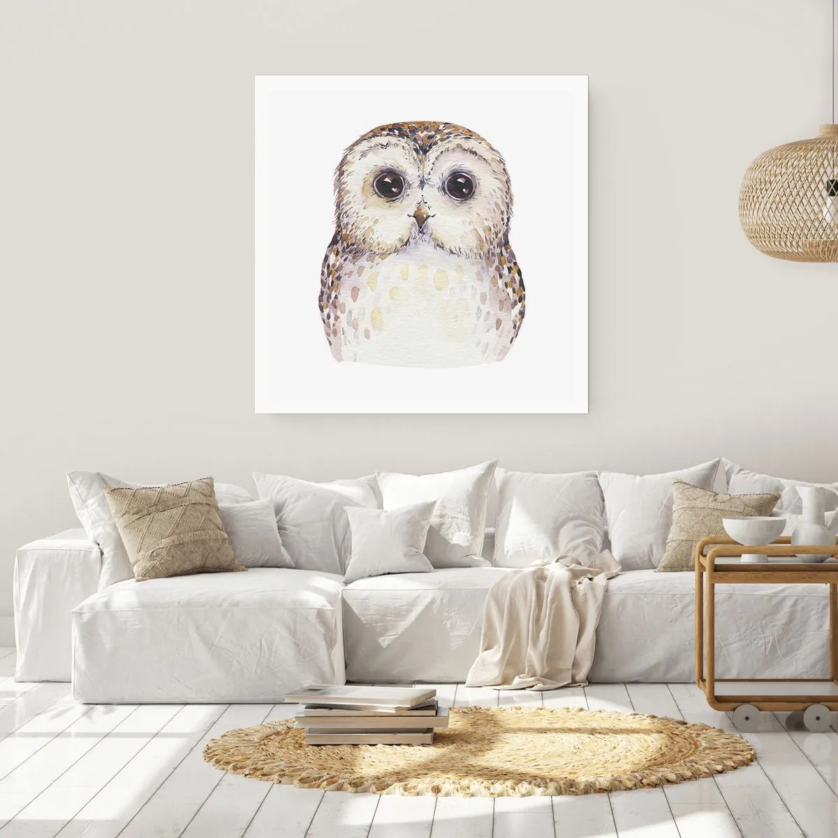 Plakat - Se mig i øjnene - 30x30 cm