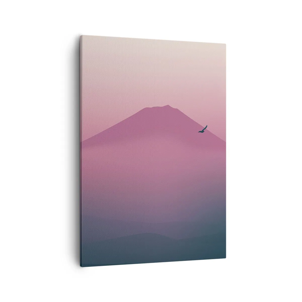 Lærredstryk - Billede på lærred - Vandrer over skyerne - 50x70 cm