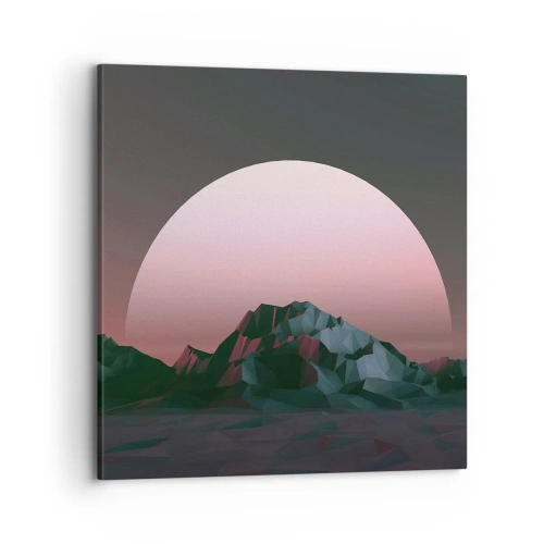 Lærredstryk - Billede på lærred - I en nabogalakse - 70x70 cm