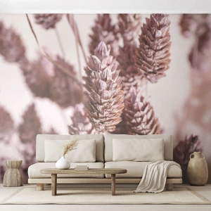 Fototapet Selvklæbende Deluxe Sticker - Tilsyneladende ubemærket - Tørret blomst, Blomst, Eng - 300x210 cm