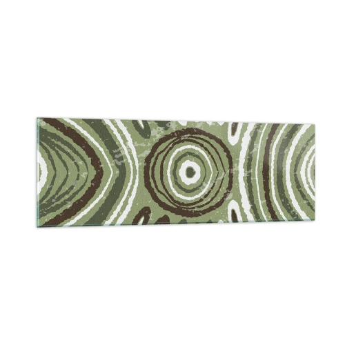 Billede på glas - Eksplosion af følelser - 90x30 cm