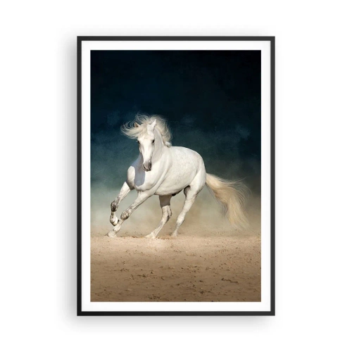 Plakat i sort ramme - Frihed i en ren tilstand - 70x100 cm