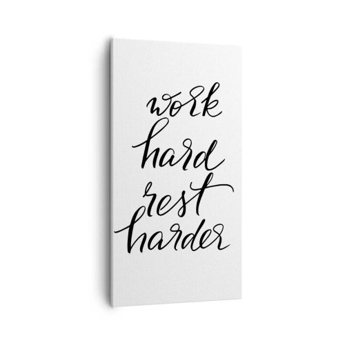 Lærredstryk - Billede på lærred - Balance i livet - 55x100 cm