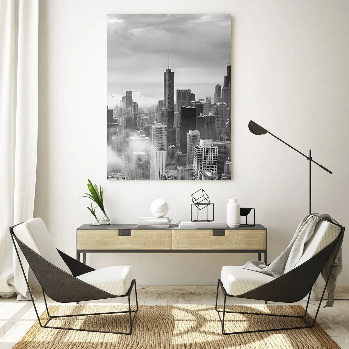 Billede på glas - Amerikansk landskab - 50x70 cm