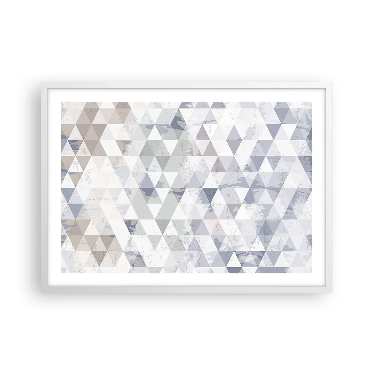 Plakat i hvid ramme - I takt på tre - 70x50 cm