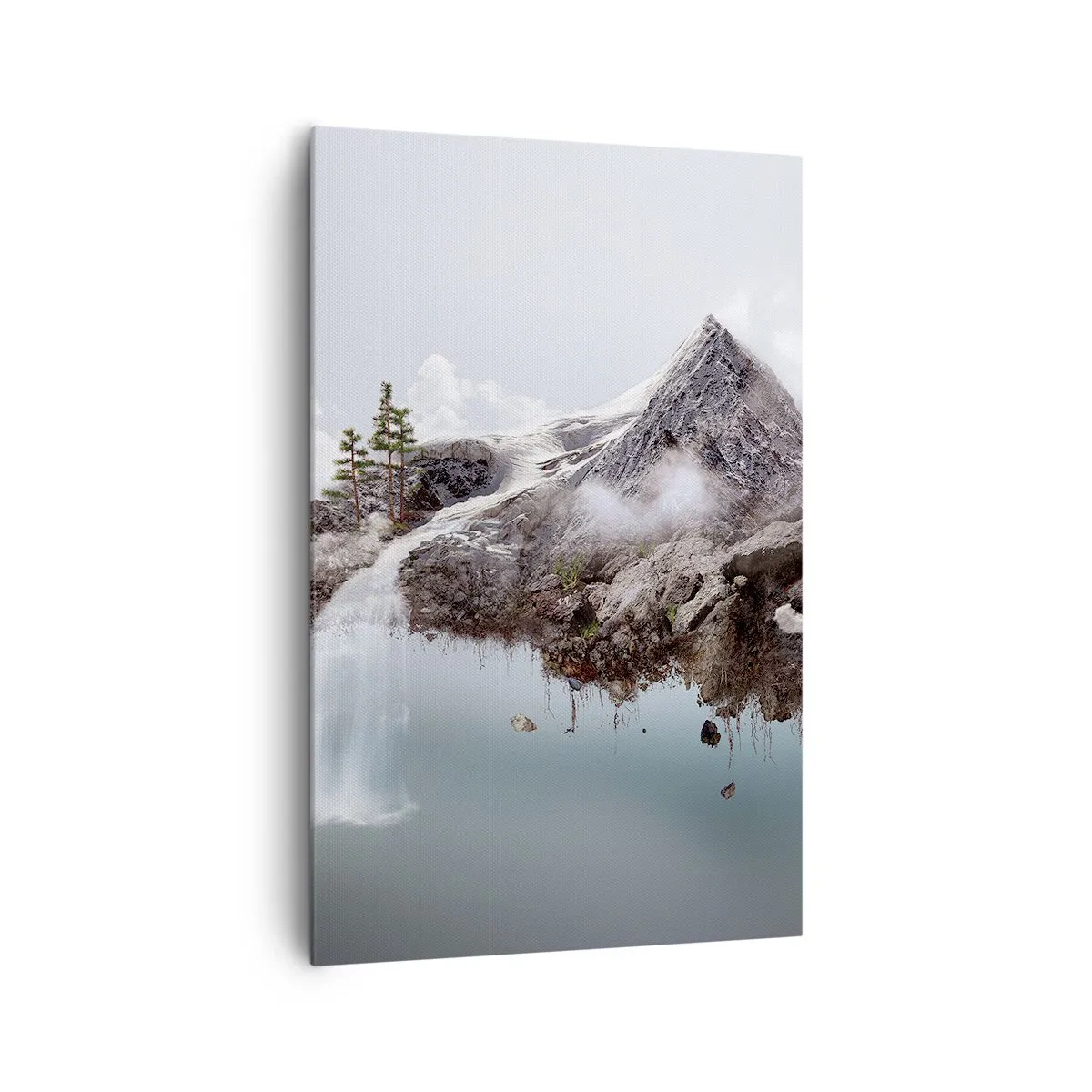 Lærredstryk - Billede på lærred - Set gennem en surrealists øjne - 80x120 cm