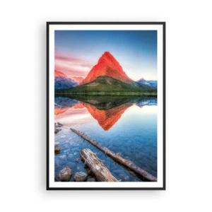 Plakat i sort ramme - Varme og kulde - 70x100 cm