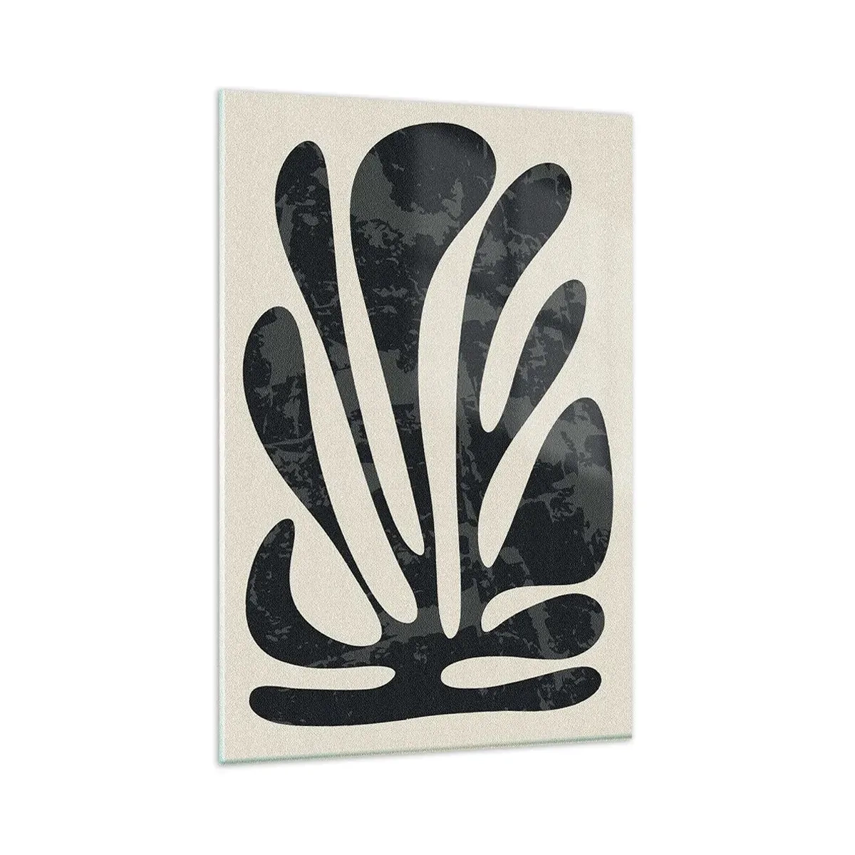 Billede på glas - Abstraktion med flere fingre - 80x120 cm